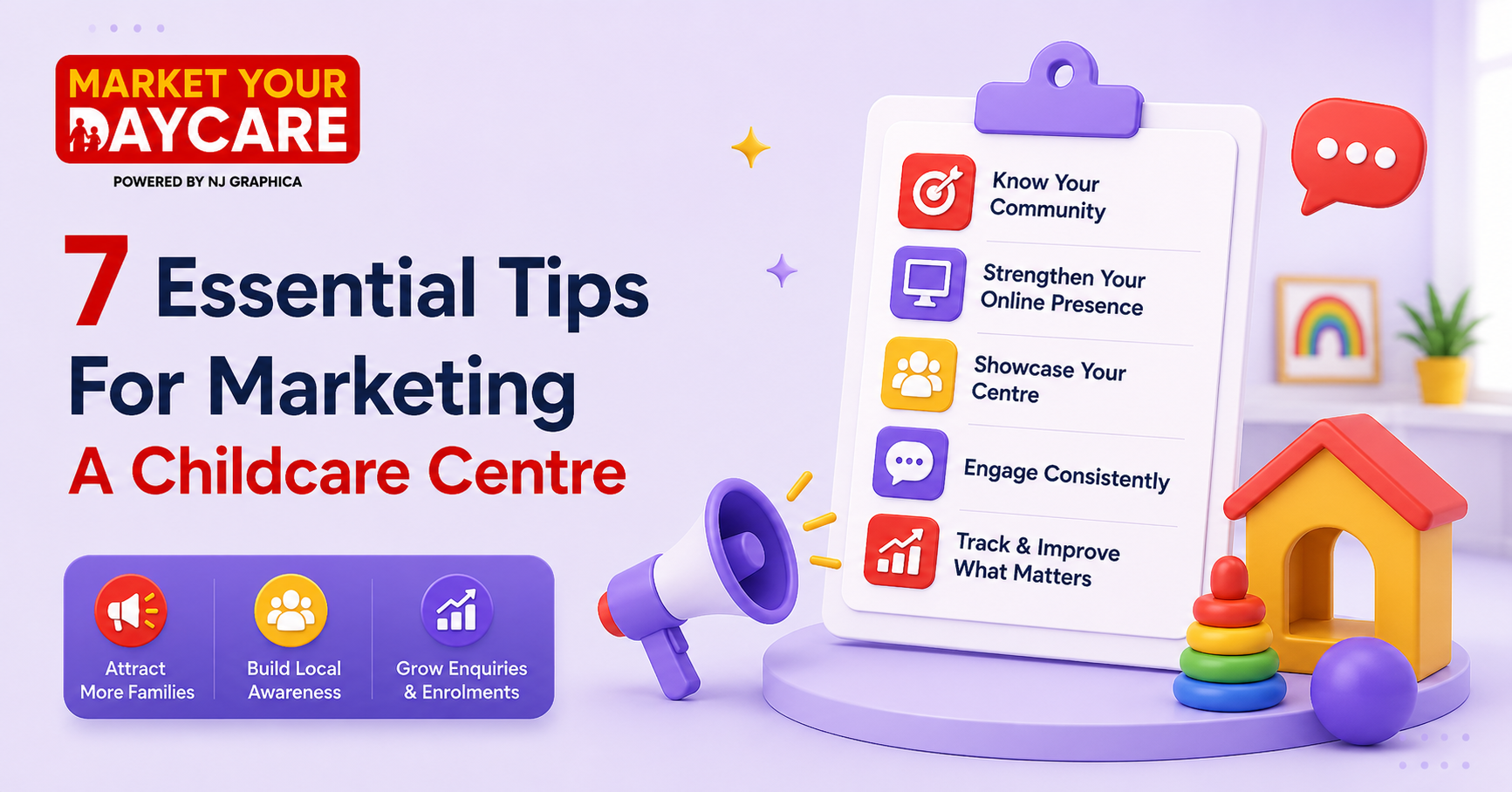 7 Essential Tips For Marketing A Childcare Centre