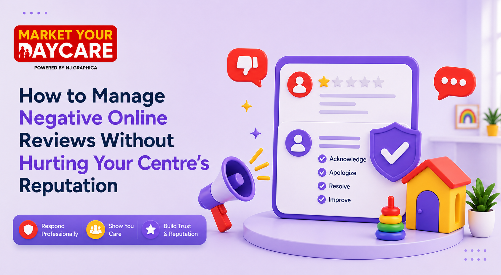How to Handle Negative Reviews for Your Childcare Centre